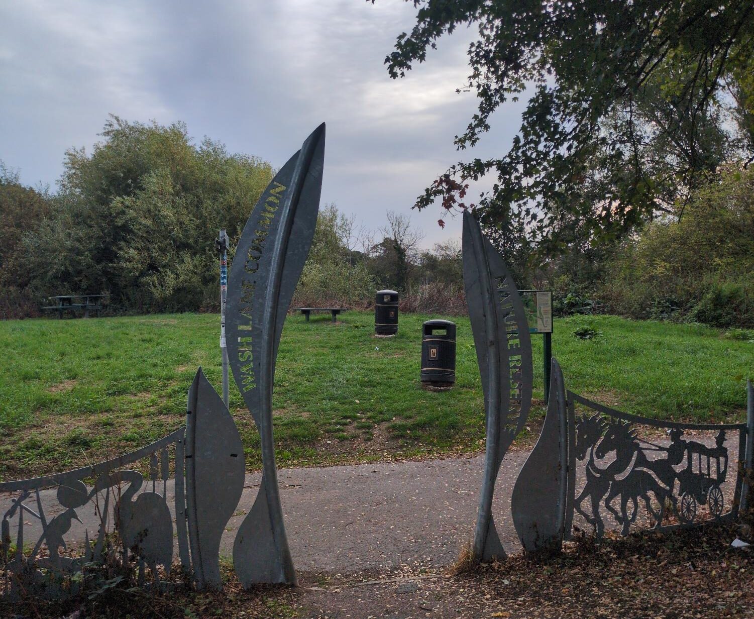 Wash Lane Common Nature reserve at South Mimms Services